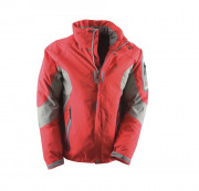 Куртка рабочая K2, размер XXXL, цвет красный с серыми вставками, Оксфорд Нейлон 100%, KAPRIOL, ( 28584 )