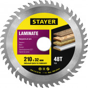 Пильный диск "Laminate line" для ламината, 200x32, 48T, STAYER,  ( 3684-200-32-48 )