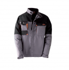 Куртка рабочая KAVIR, размер L, цвет серый, полистер 65%, хлопок 35%, 240g/m2, KAPRIOL, ( 31350 )