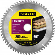 Пильный диск "Laminate line" для ламината, 250x30, 60Т, STAYER,  ( 3684-250-30-60 )