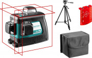 KRAFTOOL LL-3D #3 нивелир лазерный, 3х360° , 20м/70м, IP54, точн. +/-0,2 мм/м, штатив, в сумке, ( 34640-3 )