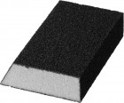 Губка шлифовальная STAYER "MASTER" угловая, зерно - оксид алюминия, Р80, 100 x 68 x 42 x 26 мм, средняя жесткость,  ( 3561-080 )