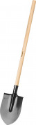 Лопата "МАСТЕР" штыковая, ЛКО, деревянный черенок, ЗУБР,  ( 39570 )