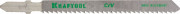 Полотна KRAFTOOL, T101BR, для эл/лобзика, Cr-V, по дереву, фанере, ламинату, обратный рез, EU-хвост., шаг 2,5мм, 75мм, 5шт,  ( 159516-2.5-S5 )