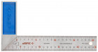 Угольник ЗУБР "ЭКСПЕРТ" столярный, гравированная шкала, алюминиевая рукоятка, нержавеющее полотно 37мм, 250мм,  ( 34393-25 )