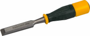 Стамеска KRAFTOOL "EXPERT" упрочненное полотно, ударочпрочная двухкомп ручка, стальной затыльник для ударных работ,18мм,  ( 1815-18_z01 )