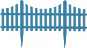 Забор декоративный "Гибкий", 24 x 300 см голубой Palisad, ( 65019 )