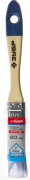 Кисть плоская ЗУБР "АКВА-МАСТЕР", искусственная щетина, деревянная ручка, 20мм,  ( 4-01007-020 )
