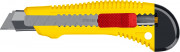 Нож упрочненный с метал. направляющей и сдвижным фиксатором FORCE-M, сегмент. лезвия 18 мм, STAYER ( 0913_z01 )