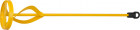 Миксер STAYER "MASTER" для красок металлический, шестигранный хвостовик, крашенный, 80х400мм,  ( 06019-08-40 )