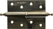 Петля дверная разъемная ЗУБР "ЭКСПЕРТ", 1 подшипник, цвет латунь (PB), левая, с крепежом, 100х75х2,5мм, 2 шт  ,  ( 37605-100-1L )