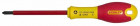 Отвертка диэлектрическая, двухкомпонентная рукоятка, PZ2x125 мм, STANLEY, ( 0-65-419 )