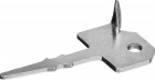 ЗУБР 60 х 30 мм Ключ крепеж с шипом для террасной доски оцинкованный ( 30705 )